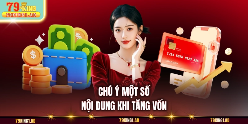 Chú ý một số nội dung khi tăng vốn